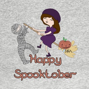 Little Witch and Mummy T-Shirt